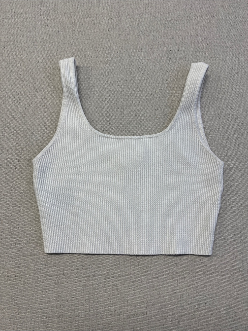 House of Harlow 1960 Ribbed Crop Tank Top White Size Small Stretch